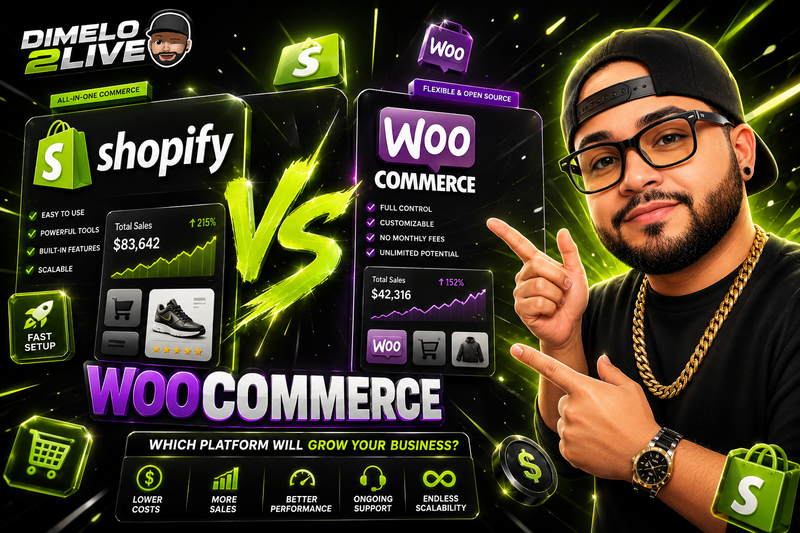 Dimelo 2Live Insider on Shopify Vs. WooCommerce