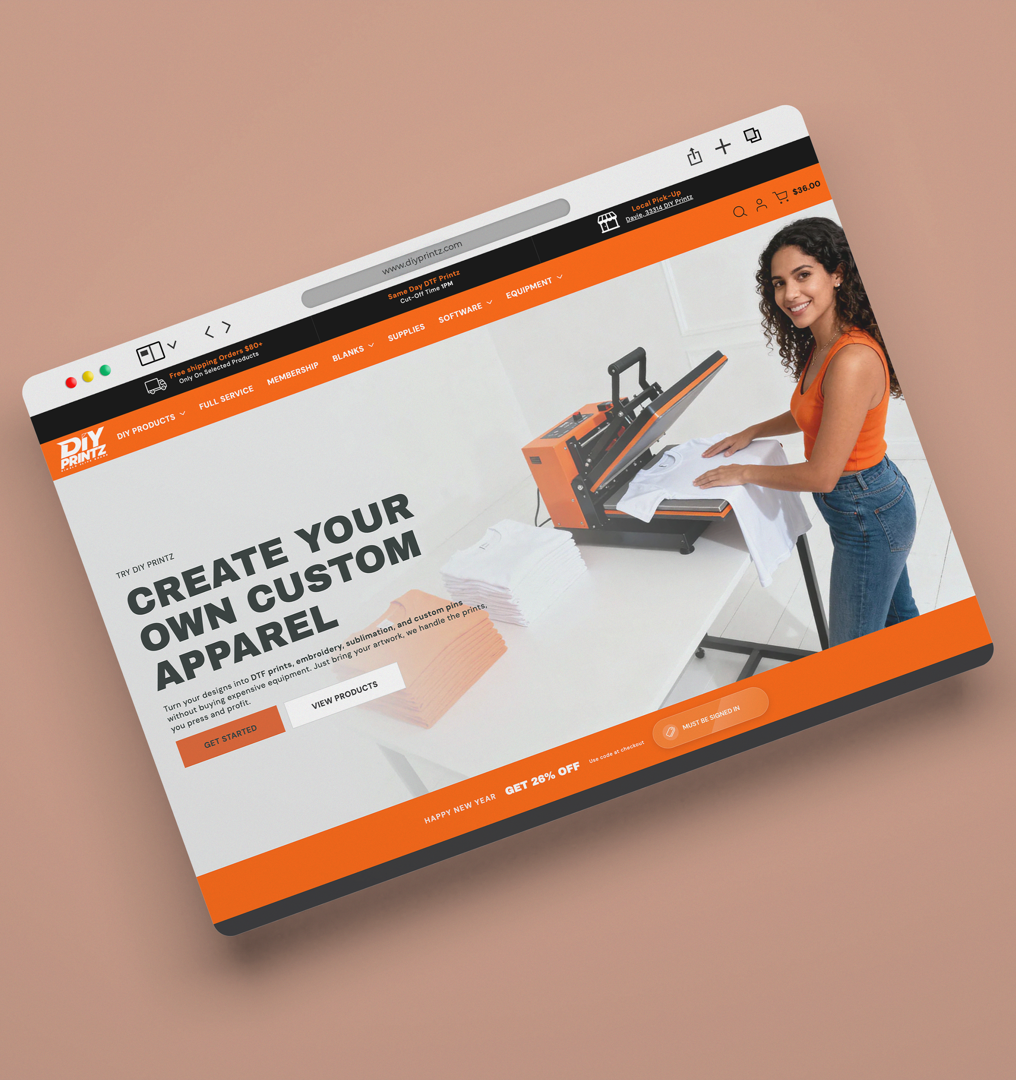 A Direct-to-Film DTF Transfer store